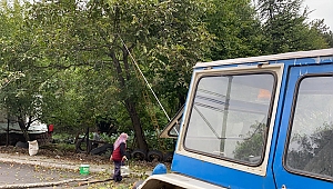 Çözümü traktörle buldu
