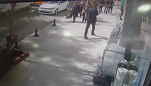 Dehşet anları saniye saniye kamerada