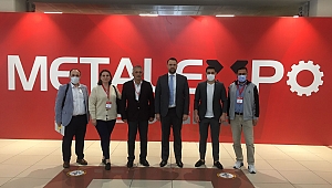 KARABÜK TSO HEYETİ METAL EXPO FUARINI ZİYARET ETTİ