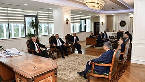 Milli Eğitim Bakan Yardımcısı Sadri Şensoy, Vali Fuat Gürel’i Ziyaret Etti