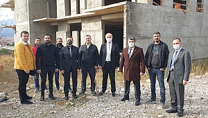 76 yataklı hastane ek binası için yer teslimi yapıldı
