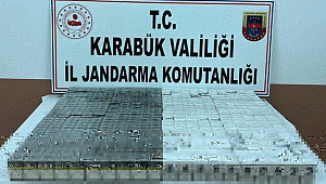 KAÇAK SİGARA ELE GEÇİRİLDİ