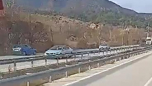 Karabük'te ters yöne giden sürücü