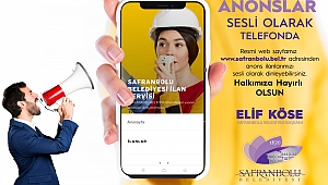 Safranbolu Belediyesi Bilgisayar ve Telefonlarda Anons Sistemine Geçti