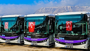 Belediye Otobüsleri Kış Şartlarına Uygun Şekilde Çalışmalarını Sürdürüyor