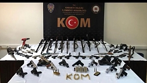 Karabük Merkezli 6 ilde Silah Kaçakçılığı Operasyonu