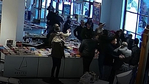 Kitap fuarında Selahattin Demirtaş gerginliği kamerada