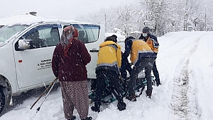 87 yaşındaki Nazife nine için ekipler seferber oldu