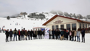 ‘DIŞ TİCARET ELÇİLERİ’ KELTEPE KAYAK MERKEZİ’Nİ GEZDİ