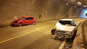 Karabük'te tünelde kaza: 2 yaralı