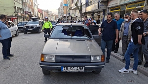 Karabük'teki feci kaza kamerada!