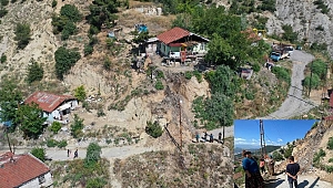 Karabük'te heyelan: 5 ev boşaltıldı