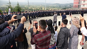 Karabük'te polis adayları mezuniyet sevinci yaşadı