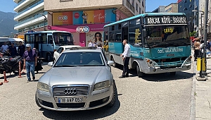 Karabük'te trafik durdu, sürücüler kontak kapattı