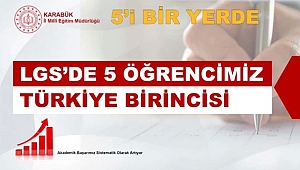 LGS'de 5 şampiyon Karabük'ten