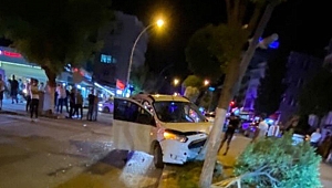 Kaza anı güvenlik kamerasında