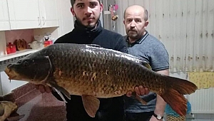 Oltayla 18 Kiloluk Balık Yakaladı