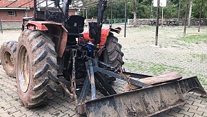 Safranbolu’da çalınan traktör, Bartın’da bulundu