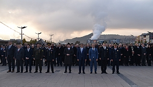 10 Kasım Atatürk'ü anma töreni gerçekleştirildi