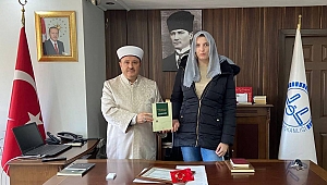 Tatil için Karabük'e gelen Polonyalı kadın Müslüman oldu