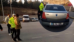 Yolun karşısına geçerken otomobilin çarptığı yaya yaralandı