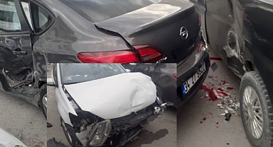 Karabük'te zincirleme kaza: 1 yaralı