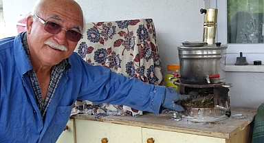 Baştankara semavere yuva yaptı!