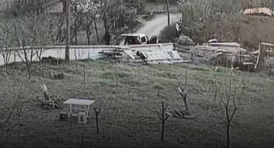 Safranbolu'da inşaattan demir hırsızlığı güvenlik kamerasına yansıdı