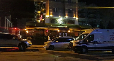 Safranbolu'da otelin restoran kısmında yangın