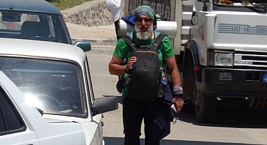 Emekli olduktan sonra karar verdi, Yalova'dan Karabük'e yürüdü