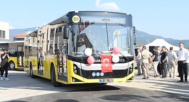 Karabük'te Ulaşımı İçin 60 Yeni Araç Hizmete Girdi