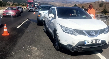 Eskipazar’da zincirleme trafik kazası: 2 yaralı
