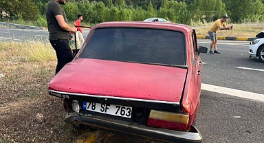 KAVŞAKTA KAZA:1 YARALI