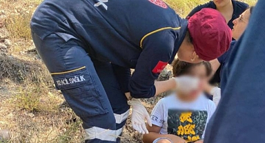 Safranbolu'da 8 metreden kanyona düşen çocuk yaralandı