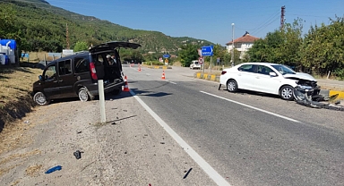Safranbolu’da kavşakta kaza: 1 yaralı