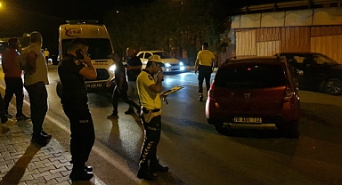 Direğe çarpan cip 46 metre sürüklendi