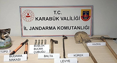 Safranbolu'da definecilere suçüstü
