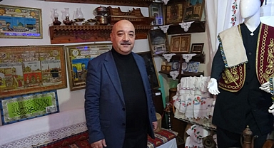 Antika tutkunu müezzin, evini müzeye çevirdi