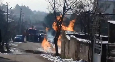 Safranbolu'da doğal gaz borusu patladı; 1 yaralı