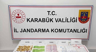 Karabük'te tefecilik operasyonunda 1 gözaltı