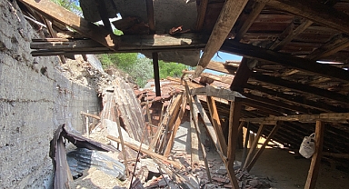 Karabük'te heyelan: 4 ev boşaltıldı