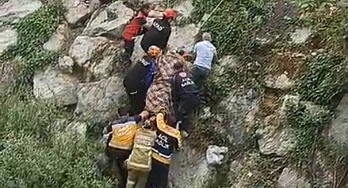 Yaşlı adam köprüden düştü!