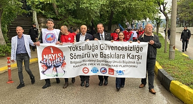 Karabük'te 1 Mayıs Emek ve Dayanışma Günü kutlandı