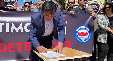 Karabük'te öğretmenlerden eylem