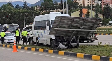 Minibüsün şoförü alkollü çıktı