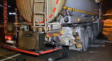 Cip sulama tankerine çarptı: Biri ağır iki kişi yaralandı