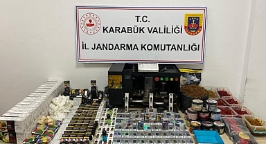 Karabük’te kaçak sigara ile mücadele: 2 gözaltı