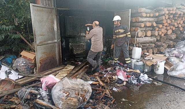 Restoranın kazan dairesinde yangın çıktı!