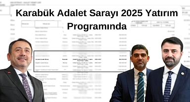 Karabük Adalet Sarayı 2025 Yatırım Programında