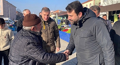 Milletvekili Şahin, Eflani'de pazarcı esnafıyla bir araya geldi